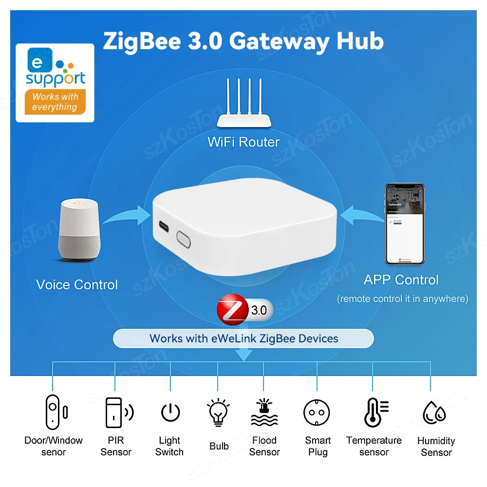 eWeLink App Zigbee Hub Smart Home Device