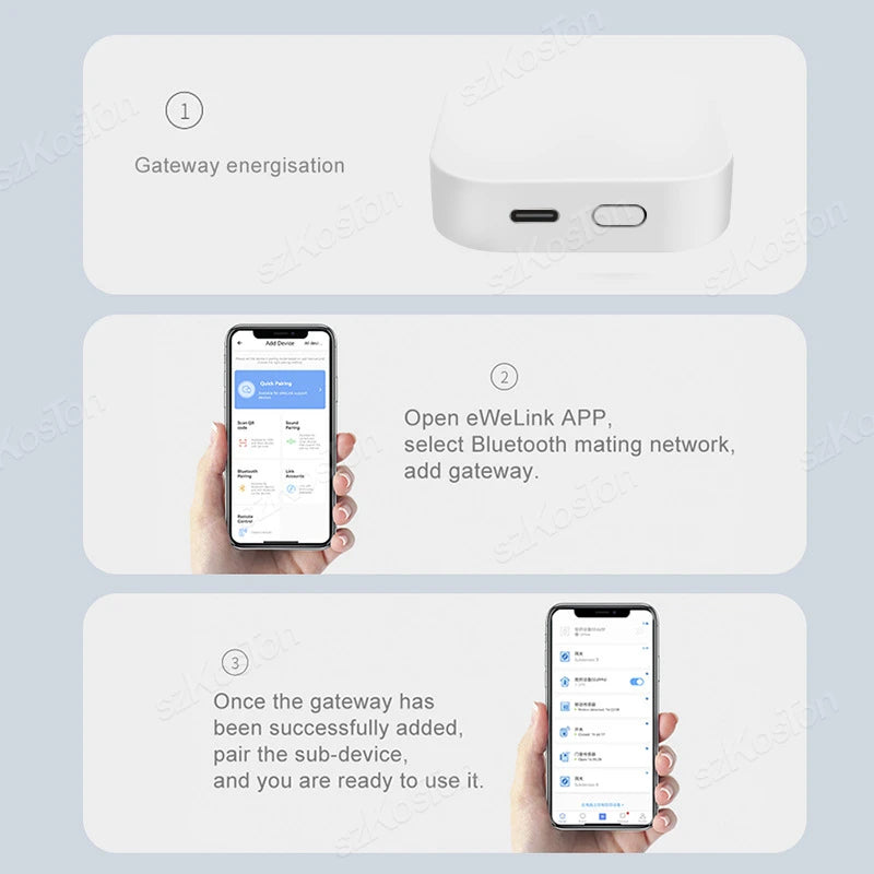 eWeLink App Zigbee Hub Smart Home Device