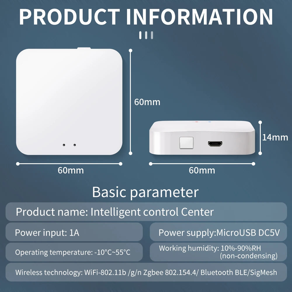 Smart Home ZigBee 3.0 Gateway Hub APP