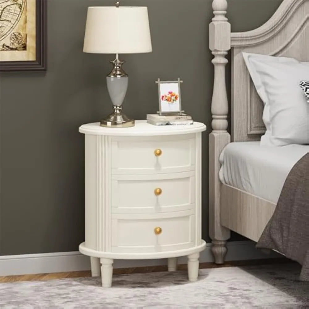 Nightstand with 3 Drawers