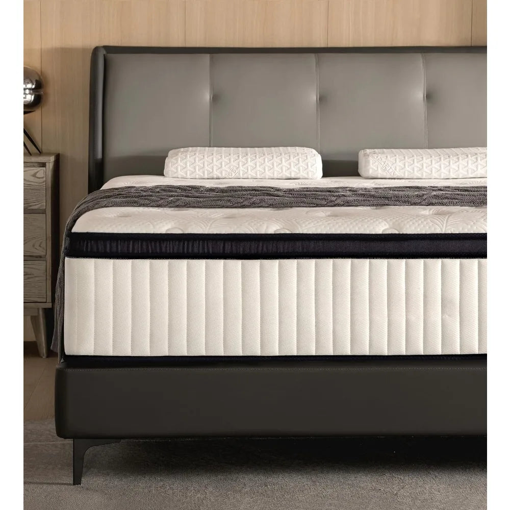 Full Size Mattress with Memory Foam & Individual Pocket Spring