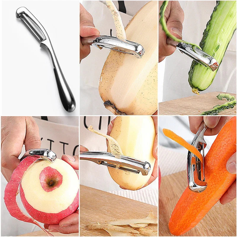 stainless steel rotating blade peeler