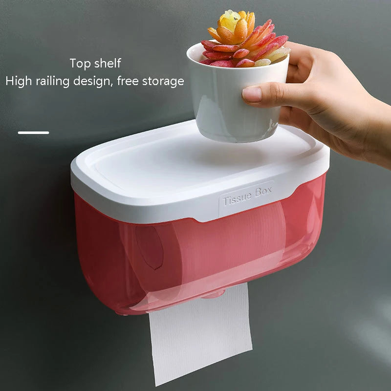 Punch-free Toilet Paper Holder