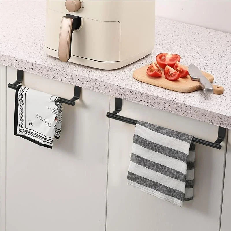 Towel Rod Steel Metal Wire Over Cabinet Towel Rack