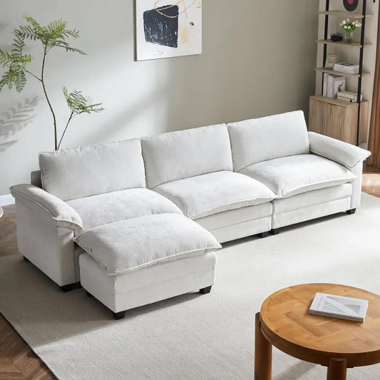 Sectional Couches for Living Room with Ottoman