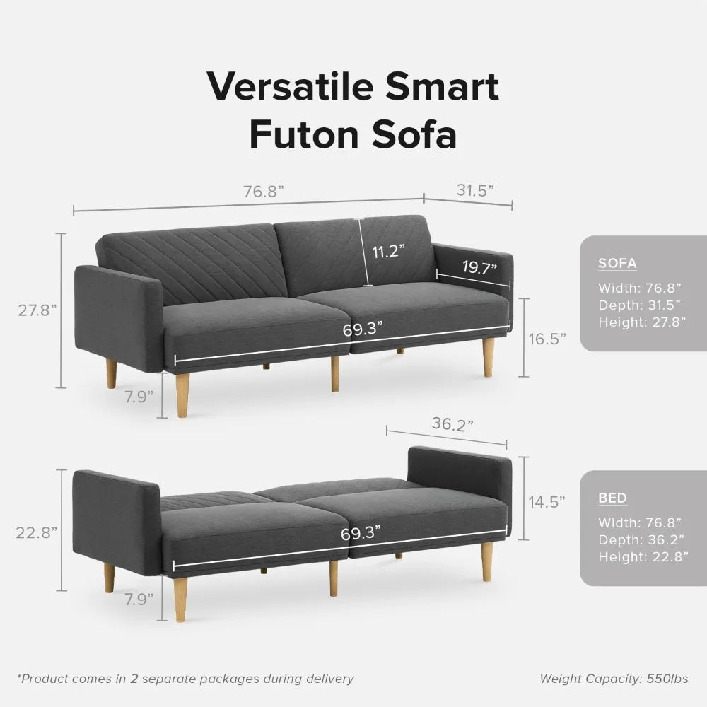 Futon Sofa Bed, Couch,