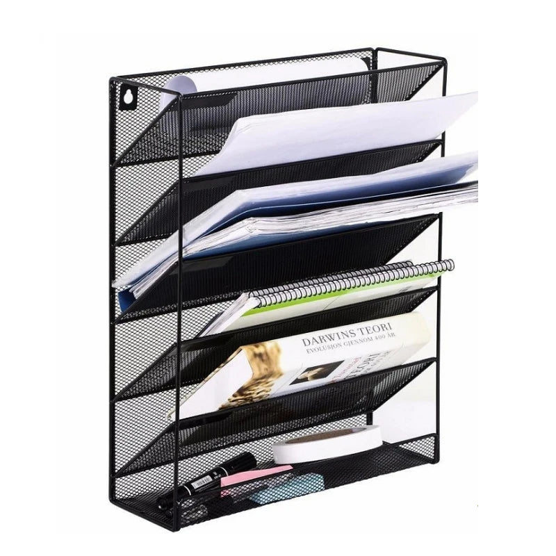 Wall-Mounted File Rack