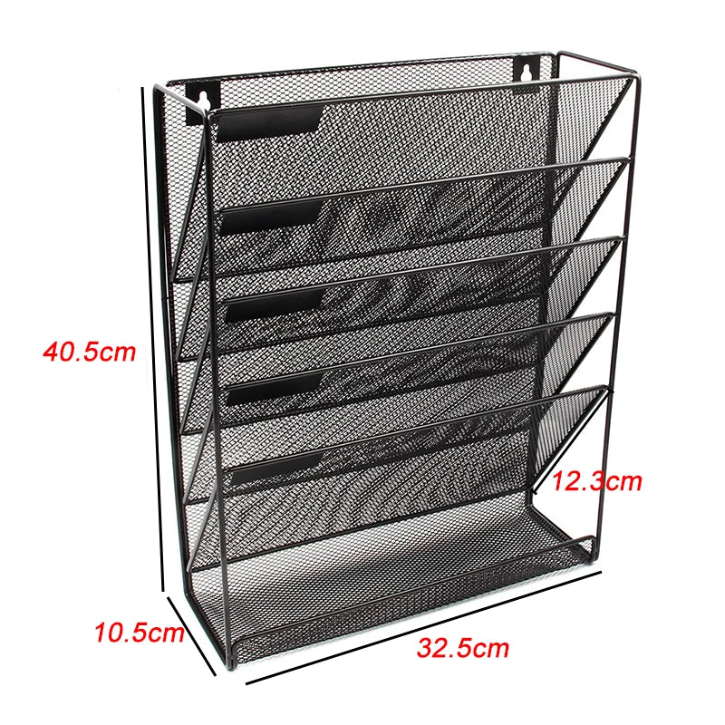 Wall-Mounted File Rack