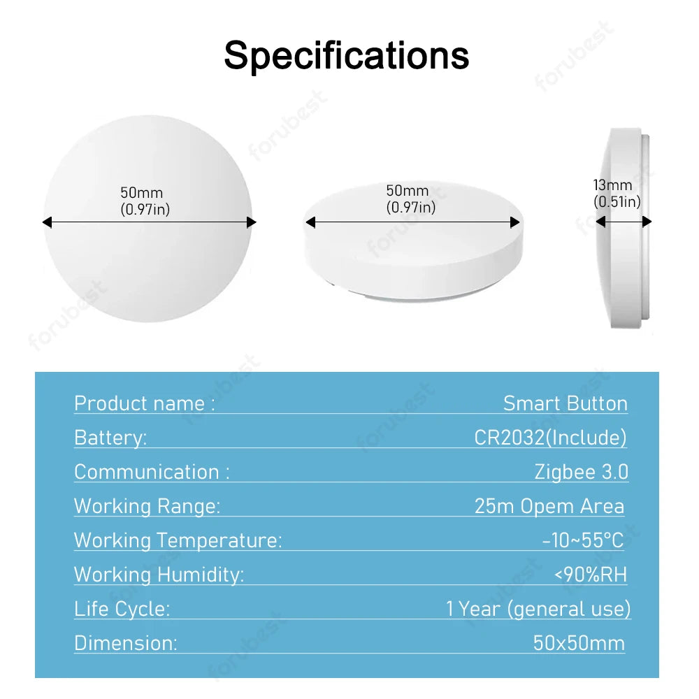 Ewelink Zigbee Smart Button Scene Switch