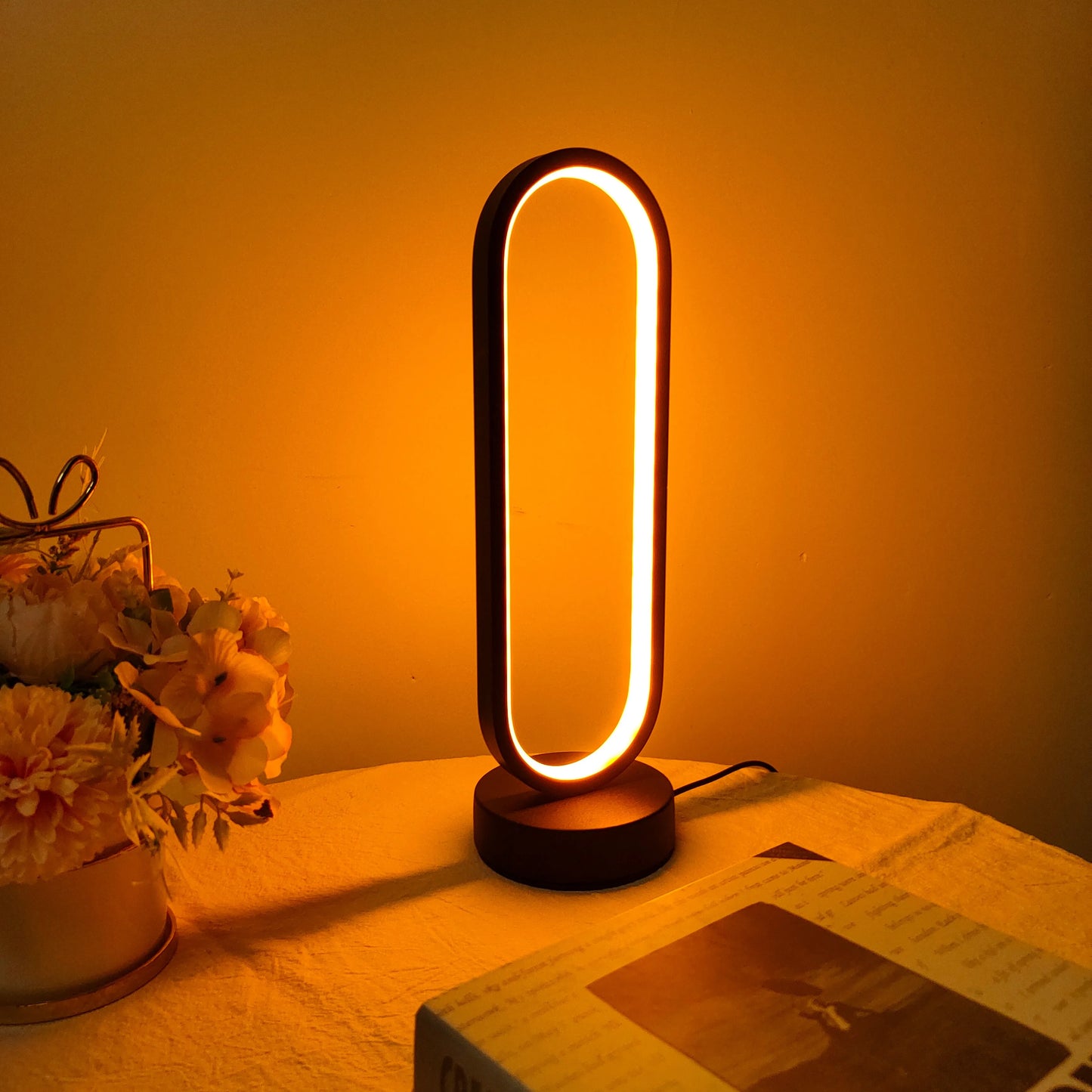 Three-color Dimming Bedside Lamp