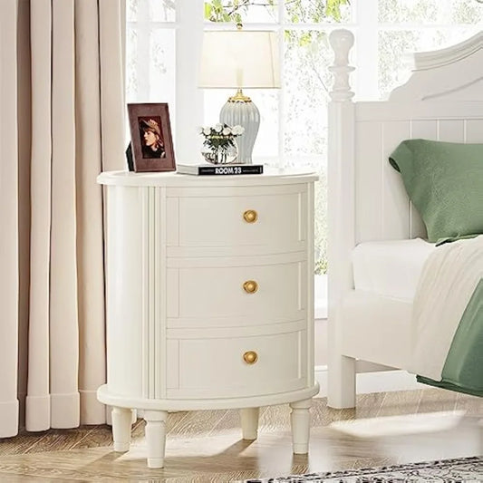 Nightstand with 3 Drawers