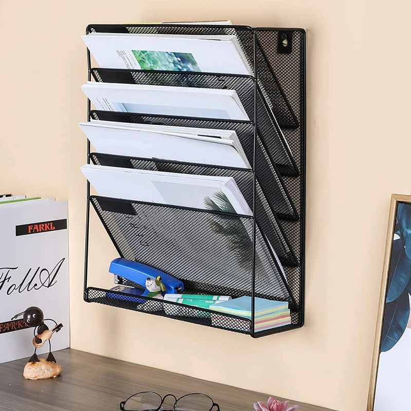 Wall-Mounted File Rack